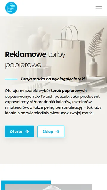 Mobilna strona internetowa producenta toreb reklamowych